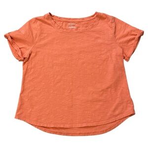 Talbots Coral 100% Cotton Tee